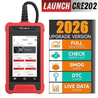 2026 LAUNCH CRE202 OBD2 KFZ Diagnosegerät Auto Scanner Fehler Auslesegerät SRS