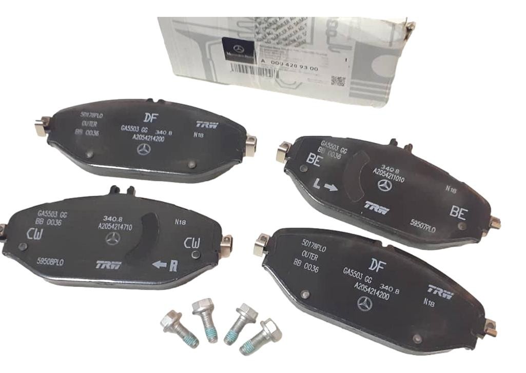 Plaquettes de frein avant OE Mercedes Classe C anti-vibration