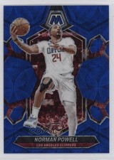 2023-24 Panini Mosaic International Blue Prizm 18/25 Norman Powell #138 7n6