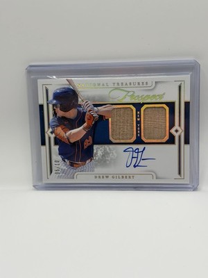 2024 Panini National Treasures - Prospect Material Signatures Drew Gilbert 5/10