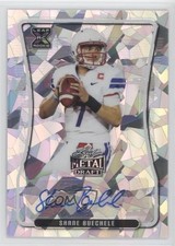 2021 Leaf Metal Draft Silver Crystals 1/30 Shane Buechele #BA-SB1 Auto 3c4
