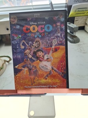 Coco DVD by Anthony Gonzalez Disney Pixar Family, Fantasy Animation Movie Disc
