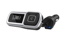 Bluetooth Car Kit Wireless Audio Adapter with Fast Charging and Remote Control