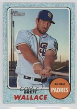 2017 Topps Heritage Blue Border /50 Brett Wallace #163 t5e