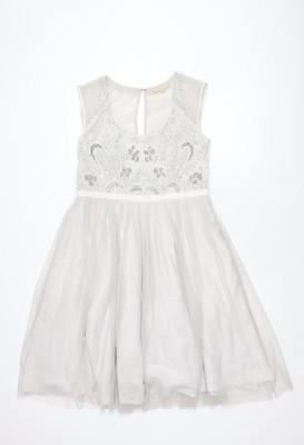 No.1 Jenny Packham Damen Elfenbein A-Linie Kleid Größe 14