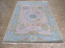 8'9 x 11'9 Hand Knotted Lavender Oushak Oriental Rug G17022