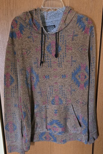 Men's Trademark Brooklyn Cloth Aztec Print Hoodie XL