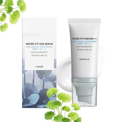 Centella Water-Fit Sun Serum SPF 50: All-Day Hydrating Protection with No Grease