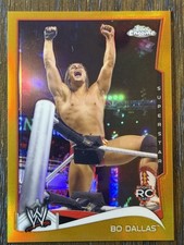 2014 Topps Chrome WWE UNCLE HOWDY RC GOLD REFRACTOR #d/50 Bo Dallas Wyatt Rookie