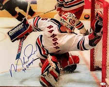 NEW YORK RANGERS MIKE RICHTER SIGNED AUTO 16x20 PHOTO WITH 94 CHAMPS JSA!!!!