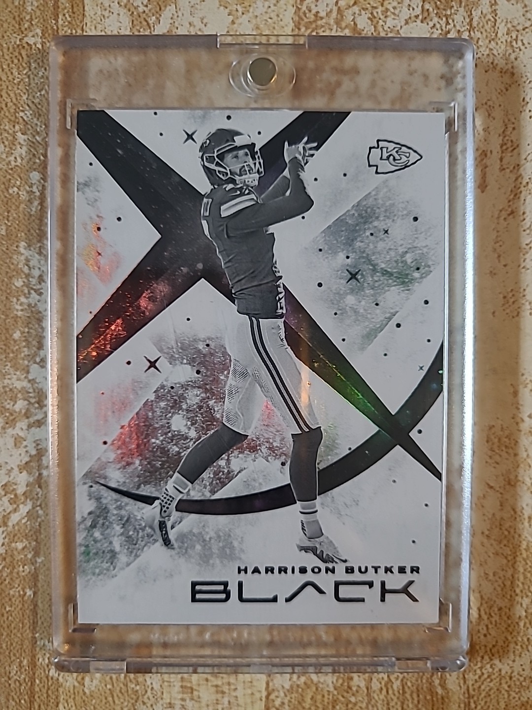 2024 Panini Black Harrison Butker White Night Case Hit! Kansas City Chiefs