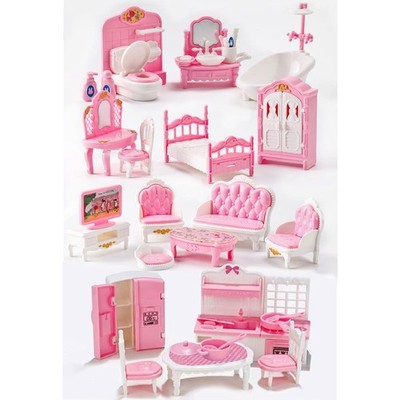 35 Pcs Dollhouse Furniture Accessories Set Mini House Furniture Small Dollhou...