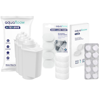 Pflege Set für Siemens EQ 6 Serie   3x Filter, 10x Reinigung, 4x Entkalker Tabs