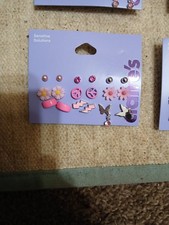 Bulk Lot Of 7 Items Of 9 Earrings P/Item From Claire's. MSRP 119 For Lot.NWT