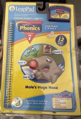 Leapfrog LeapPad Lesson 7 Phonics (Long Vowels E, O and U) NEW in Package 