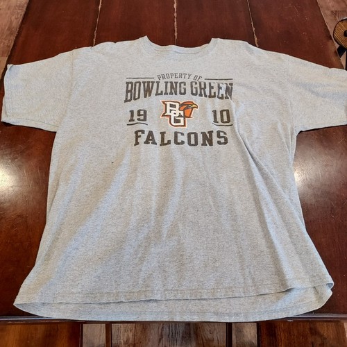Camiseta universitaria Bowling Green State University Falcons BGSU gris 2XL - Imagen 1 de 5