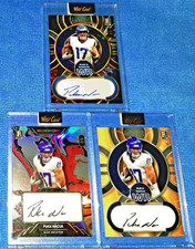 2023-24 Wild Card Auto Chrome Puka Nacua Rookie Autos 1/1, /3, 4/4 - Bookend
