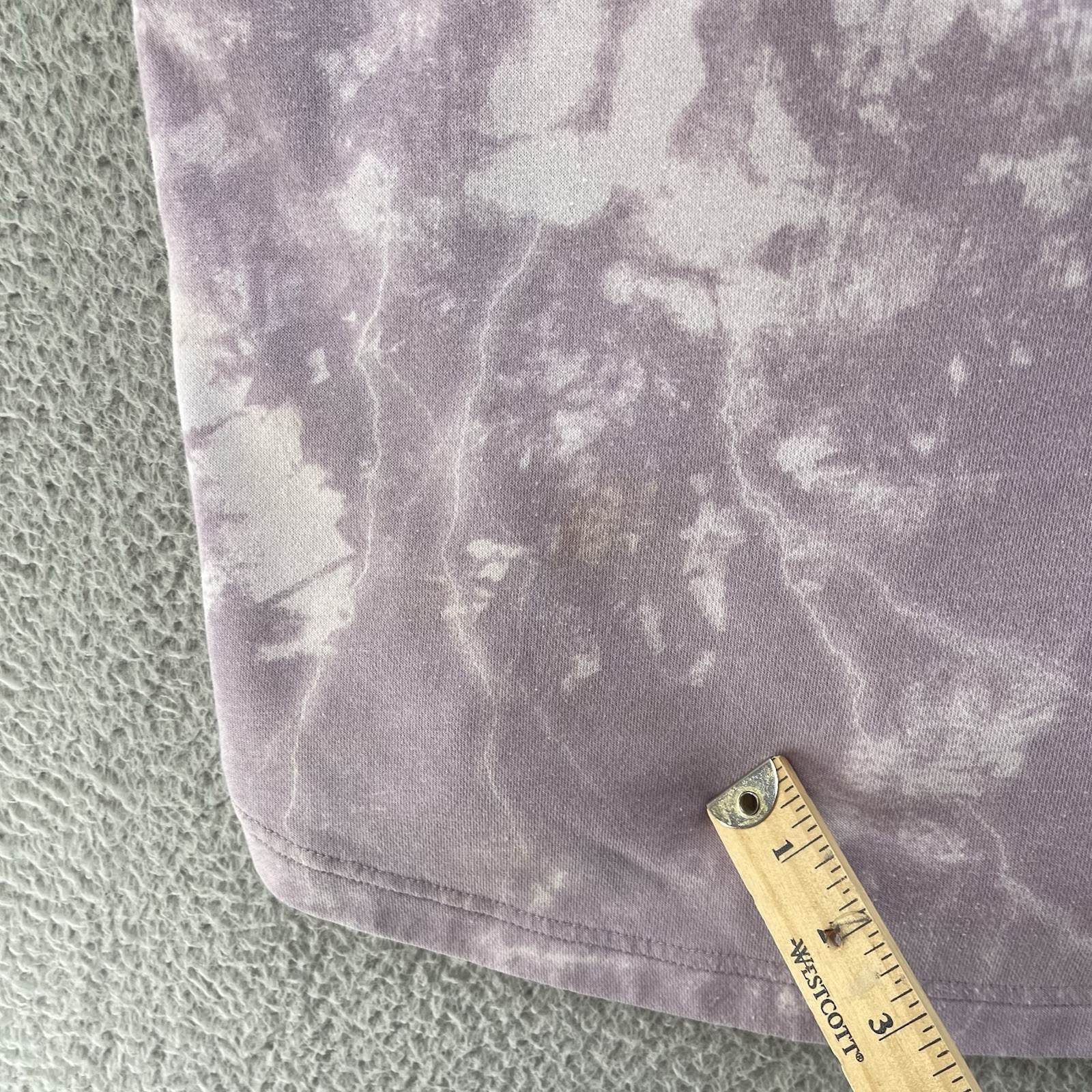 Under Armour Project Rock Hoodie Men Large Purple Sleeveless Tye Dye Streetwear* thumbnail 12