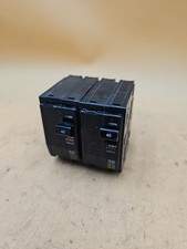 LOT OF 2 Square D QO240 40 Amp 2 Pole 120/240V Plug-In Circuit Breakers