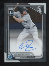 2024 Bowman Chrome Auto Casey Saucke #CPA-CSA