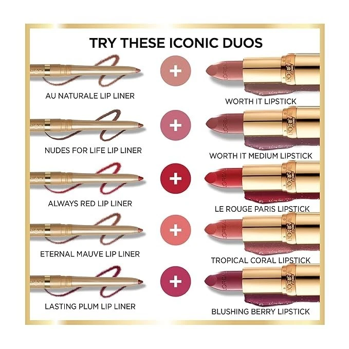 L'Oreal Paris Colour Riche Matte Lip Liner, Toffee To Be, 0.007 Ounce - Image 2 of 4