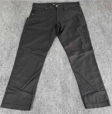 Helly Hansen Pants Mens XL (40x32) Black Relaxed Fit Essential Canvas Cargo