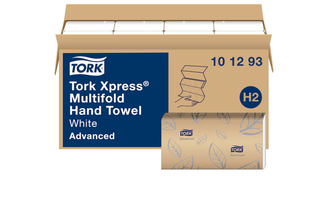 White H2, 2-ply, 189/ Pack, 16 Pack/case 101293