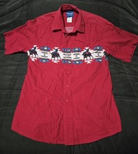 Men's Medium Western Wrangler Snap Shirt