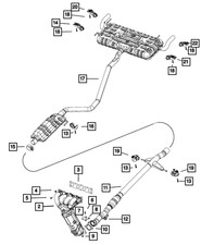 Genuine Mopar Exhaust Hanger 68233484AA