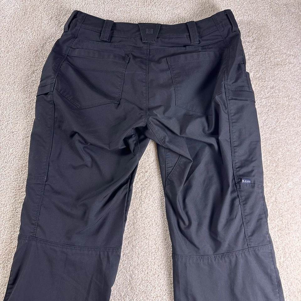 Pantalones cargo 5.11 Tactical Apex para hombre 14 L *35x32.5* negros Tech ropa de trabajo cremallera Foto 4 de 4
