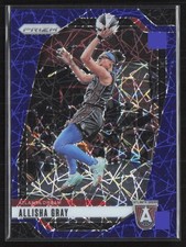 2024 Panini Prizm WNBA Blue Velocity Prizms #96 Allisha Gray Atlanta Dream