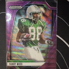 2025 Panini Prizm Draft Picks Purple Wave Prizm Randy Moss #181 Marshall