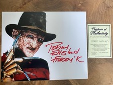 Robert Englund Signed Freddy Krueger Photo 20x25 COA Nightmare Elm Street