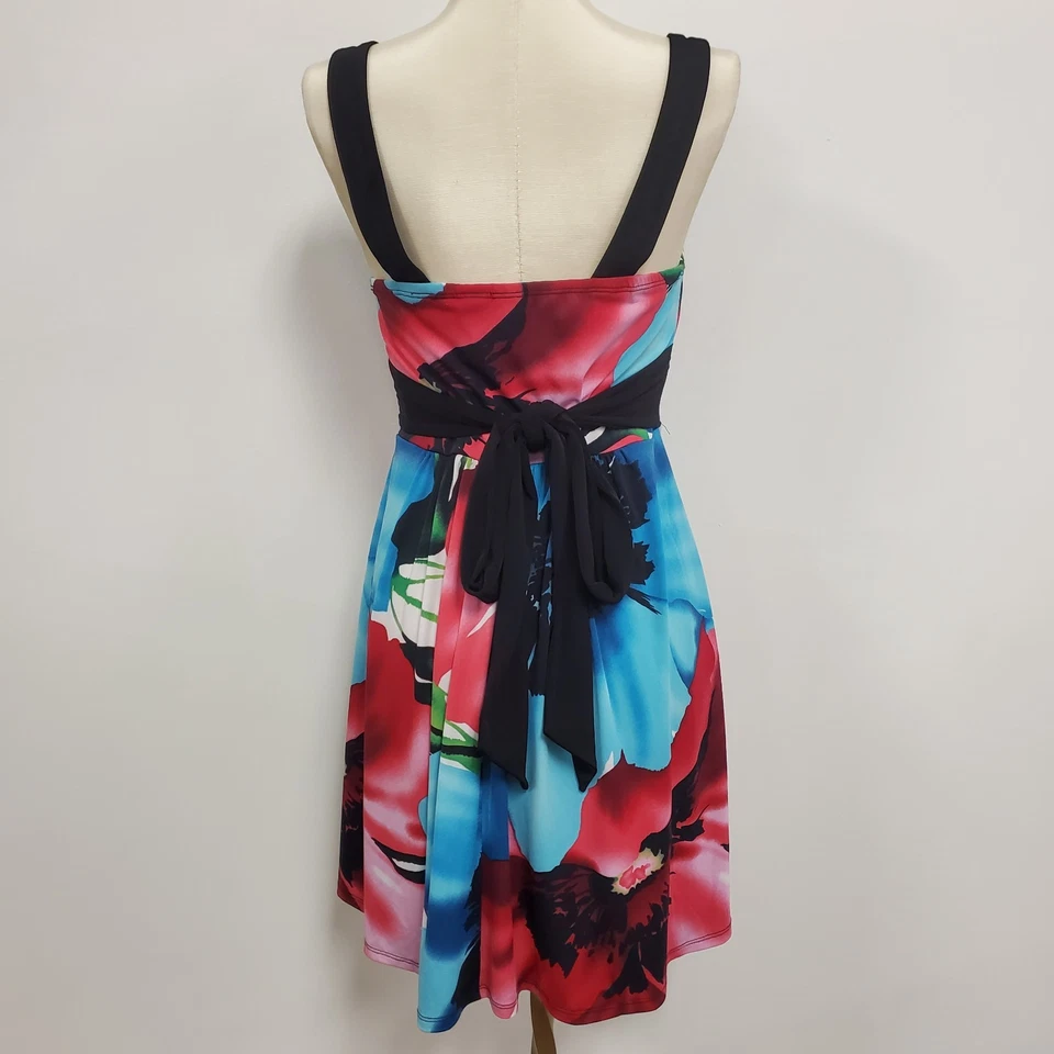 Mini Vestido Babydoll Vintage Love Tease Mujer Y2K Talla S Preppy Floral Acuarela Foto 3 de 4