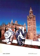 Ausstellung Stefan Szczesny Exposicion Giralda Sevilla Pinturas Ceramicas 