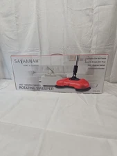 Savannah Home & Garden 360° Swivel Rotating Sweeper. SHG-498 New 