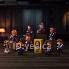 Authentic Chucky Franchise Series Figures Bli...