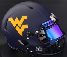 WEST VIRGINIA MOUNTAINEERS WVU Riddell Speed Full Size AUTHENTIC Football Helmet