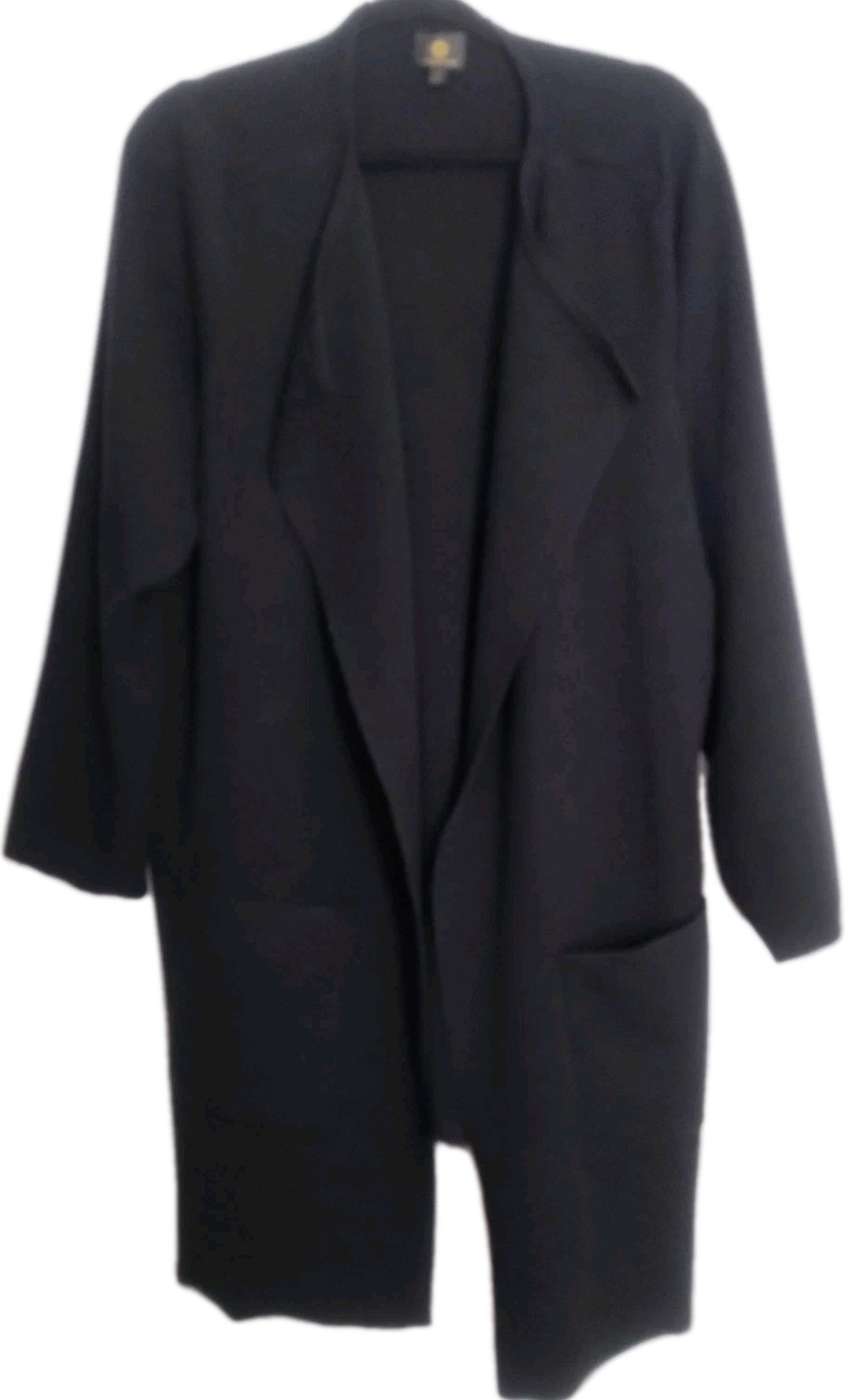 JM Collection Plus Size 3X Patch-Pocket Coatigan … - image 1