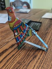 Vintage Tin Bird Toy - Flapping Wings with Sound - India