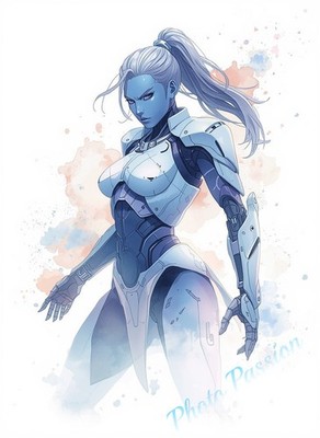 Poster Superheld Comics Aquarell Splash Kunstdruck Dekoration A4 8221