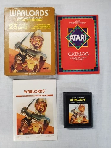 Warlords (Atari 2600, 1981) Complete In Box CIB Tested Working (B024)
