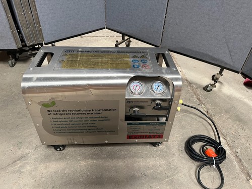 Dual Cylinder Oil Less Refrigerant Recovery ExdiiAT3 Air Cond Vacuum Pump CMEP-O