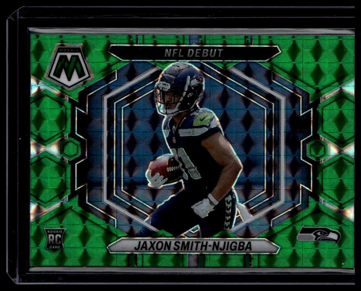 2023 Panini Mosaic #ND-12 Jaxon Smith-Njigba Green Mosaic