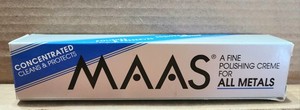In Box, MAAS A Fine Polishing Crème For All Metals. 4oz. Concentrated, Read