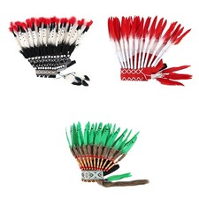 Copricapi dei nativi americani, accessori fotografici per Halloween,