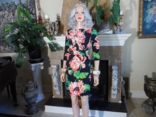 Stella McCartney Black Multi Floral Print Sheath Dress – Size IT 38 US 2