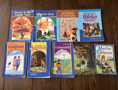 A Beka Book Reading Program Lot 9 Kids Readers: Martha of California, more