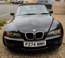 Black Convertable BMW Z3