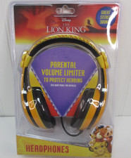 Disney The Lion King Kids Headphones Volume Limited Parental Control Plug In New